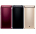Renoveeritud Originaal Samsung Galaxy Folder 2 G160N 2GB RAM 32GB ROM Klapp Avatud Nutitelefon 1 SIM-kaardiga 32GB must