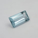 17,40 ct naturaalne baguette-l&otilde;ikega lahtine v&auml;&auml;riskivi SERTIFITSEERITUD A++ sinine akvamariin 19.7 mm approx sinine