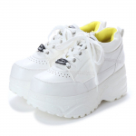YOSUKE YO729BW11039 Valged platvormtennised Jaapani Kawaii Harajuku paksud kingad 23cm