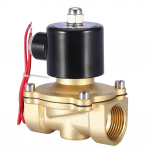 DN25 1 Kahesuunaline messingist elektriline solenoidklapp Tavaliselt suletud 220VAC