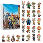 Hullumeelne Zootopia advendikalender &uuml;llatuskarp 2D