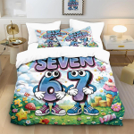 Naljakas 67 Graffiti stiilis 67 Element M&auml;ngukontrolleriga Prinditud Tekikott Komplekt Mitme Suurusega Voodipesu Kaunistus Pehme Masinpestav 100x135cm-2pcs