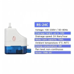 24L/H 40L/H 220V T&auml;isautomaatne Konditsioneeri &Auml;ravoolupump Kondensaadi T&otilde;stepump Konksule Spetsiaalne Inseneri Ventilaatorile RS-24C
