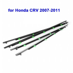 Autoakna ilmastikukaitse, h&otilde;betatud k&uuml;lgukse klaasi tihendiriba, ilmastikukaitse liistude kaunistus Honda CRV 2007-2022 jaoks for CRV 2007-2011
