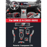 Kriimustuskindel Auto Sisekeskkonna Keskpaneeli Meediapaneeli Navigatsiooni TPU Kaitsekile BMW I3 I4 -2024 jaoks Kleebis Left rudder driving must