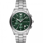 Emporio Armani AR11529 Kronograaf Roheline Meeste K&auml;ekell 42mm roheline