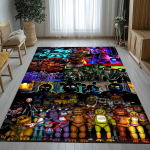 &Otilde;udus Freddy F-FNAF M&auml;ngud Elutuba libisemiskindel ala-vaip pehme vaip magamistuppa laste m&auml;ngutuppa diivani juurde, Kodu kaunistus uksematt kingitus 80x120cm