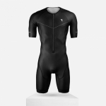 Meeste Rattas&otilde;idu Triatloni &Uuml;likond Kompressioon Lycra Jalgratta S&auml;rgi Komplekt Hingav Tee- v&otilde;i M&auml;giratturi R&otilde;ivad M black