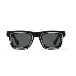 Louis Vuitton 24 Varakevad Logo Ristk&uuml;likukujulised P&auml;ikeseprillid Unisex P&auml;ikeseprillid Must Z2442U Basic Packaging-Dust Bag+Eyeglass Case,F,Black