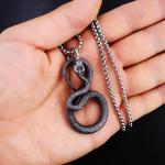 Kaelakee Moetrend T&auml;navak&uuml;lm Stiil Madu Kuju Punk Ripats 50CM(Necklace Size)