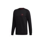 Adidas Originals Dressipluusid Meeste &Uuml;mmarguse kaelusega M&otilde;&otilde;dukas Tavaline FH7884 L black