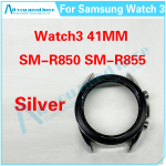 Samsung Galaxy Watch 3 45MM R840 R845 / Watch3 41MM R850 R855 Keskraami LCD-tugi Keskmine esipaneeli raami asendus R850 Frame Silver red