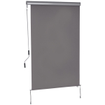 Vertikaalne varikatus R&otilde;duvarikatus Vertikaalrulookardin Tuulekaitse K&uuml;lgmine rulookardin Privaatsuskate k&auml;siv&auml;ndaga Pol&uuml;esterkangas+Alumiinium Hall 200 x 120 cm hall
