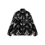 Carhartt WIP S&uuml;gis/Talv 23 Tuuriseeria Jacquard V&auml;rviblokk Rinnatasku T&otilde;mblukuga Jakk Meeste jakid I025120-1QN-XX M black