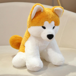Armas simulatsiooniga istuv Akita koeranukk pehmem&auml;nguasi kutsikas Shiba Inu nukk laste rahustav nukk 35cm（0.36kg）
