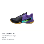 Li Ning Sulgpalli kollektsioon Thunder II PRO K&otilde;rged sulgpallijalatsid Unisex Must/Galaktikapurikad AYAW001-2 One Size 40 black