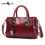 Retro Naiste K&auml;ekott, Trendikas ja Moodne &Otilde;livahatatud Nahk, Uus Stiil, K&auml;ekott, &Otilde;lakott, Crossbody Kott 30*14*20cm punane