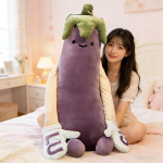 120cm Armas K&ouml;&ouml;givilja Pikk Kehapadi, Baklažaan Porgand Banaan Pl&uuml;&uuml;sist M&auml;nguasi Pikkade K&auml;te ja Jalgadega, Kawaii Toidu T&auml;idisega Kallistamispadi 120cm electric
