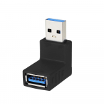 T&auml;isnurga USB3.0 AM-i AF L-kuju muundur UP must
