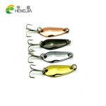 20 tk HENGJIA mini metallist spinner lusikas&ouml;&ouml;t 3,5 cm 3,7 g uppuv kalap&uuml;&uuml;givahend konks