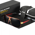 Royal hot Hot M&uuml;&uuml;a Polarized UV400 p&auml;ikeseprillide disainer p&auml;ikeseprillide kaubam&auml;rke pruun