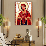 HUACAN Teemanttikandid religioossed Rhinestones Pildid Teemantmaaling Full Square Drill 20*30 cm