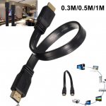 3CSTORE kiire isa-isapistiku HDMI lame kaabel audio-video AV HDTV PS3 jaoks 0.3M