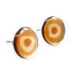 NOA [H4545] - Boucles Cr&eacute;ateur 'Les Acidul&eacute;s' marron pruun