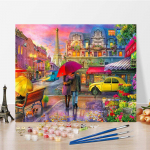 DIY v&auml;rvid numbrite j&auml;rgi &otilde;limaali komplekt L&otilde;uend DIY &otilde;limaal numbrite j&auml;rgi Seinakunsti kaunistused kodukinki kunstiks ja hobideks 40x50cm no frame