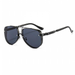 SHAUNA Vintage gooti stiilis Steampunk p&auml;ikeseprillid naistele Retro Metal Pilot Punk Shades Meeste UV400