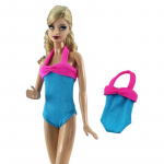 V&auml;rvilised bikiinid Barbie nuku riietele Ujumisriided Monokini &Uuml;hes t&uuml;kis ujumistrikoo Barbie nukumaja 1/6 nukkude aksessuaarid Laste m&auml;nguasjad