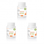 Kawaratake Mushroom New Life toidulisand (immunomodulaator, kasvajavastane, viirusevastane, s&uuml;damele ja maksale) Pack of 3 (for 3 months)