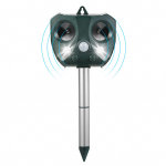 P&auml;ikeseenergia loomade t&otilde;rjuja Ultraheli loomade t&otilde;rjuja v&auml;litingimustes, ilmastikukindel taluaia t&otilde;rjevahend koos