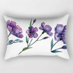 Troopilise taime lille ilu mustriga padjap&uuml;&uuml;r ristk&uuml;likukujuline v&auml;ike padjap&uuml;&uuml;r 50 cm x 30 cm 50*30cm