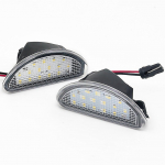 2tk 15 SMD LED auto numbrim&auml;rgi valguslamp valge tarvikud Toyota Aygo MK I 2005-2014 auto stiilis osad valge