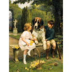 5D teemantmaaling V&auml;ike poiss ja koer t&auml;isruudu puur Rhinestone teemanttikandid laste ristpistes mosaiik kodukaunistus Full Round 20x30CM