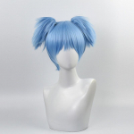 Anime parukam&auml;ng Sally Face Cosplay Sally Parukas Juuksed Sallyface Cosplay Parukas + Parukakork Rekvisiidid Aksessuaarid Peokost&uuml;&uuml;m sinine