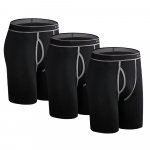 BONITOS 3tk pikad meeste alusp&uuml;ksid puuvillased prindiga bokserid mugavad meeste aluspesu S