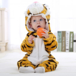 Beebimultikad vasts&uuml;ndinud kapuutsiga imikute riided poistele t&uuml;drukutele pidžaamad loomad kost&uuml;&uuml;m Panda kost&uuml;&uuml;mid flanellist beebip&uuml;ksid 18-24m