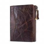 HUMERPAUL meeste rahakott RFID-kaitse vargusevastane skaneerimine meessoost nahast Biflod l&uuml;hike rahakott t&otilde;mblukuga m&uuml;ndi&uuml;mbris, vabaaja rahakott BP-BP812 kohv