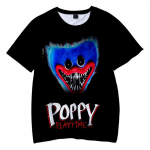 Poppy Playtime T-s&auml;rgid Huggy Wuggy Horror Game Multikad 3D Print poiss/t&uuml;druk O-kaelusega mood T-s&auml;rk Lapsed Poisid T-s&auml;rgid Topid Riietus 130CM
