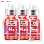 Rojukiss Akne/Pinduv/Punane seerum/Gluta/HYA/Omega/Perfect/Repair/Valge/Tsingi poorideta 5X intensiivmask 25 ml - Tai nahahooldus Red Serum 3 pcs