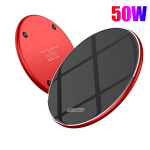 50 W Qi juhtmevaba laadija induktsioon kiire juhtmevaba laadimisalus iPhone 14 13 12 11 Pro Max X Xr Xs 8 Samsung Galaxy S30 S20 S10 S9 S8 Huawei Xiaomi jaoks 50W FAST Charging