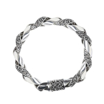 Paks k&auml;ev&otilde;ru Tai h&otilde;be Mood K&auml;sit&ouml;&ouml; Isiksus Domineeriv Retro Saada poiss-s&otilde;brale kingitus Loode Meeste stiil Aksessuaar 19 - 20cm gray