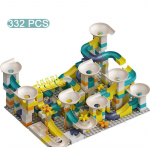 89-356 tk Marble Race Run Lab&uuml;rindi palliraja ehitusklotsid &Uuml;hilduvad SUURE SUURUSE KLOTSID M&auml;nguasjad