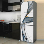 Geomeetrilise mustriga seinak&uuml;lmiku kleebised s&ouml;&ouml;gitoa jaoks kodukaunistamiseks tellised tassikapp Toit Vin&uuml;&uuml;l Art Seinakleebised K&uuml;lmik 60x180cm(1 pcs)