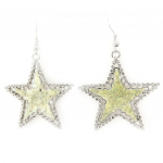 Les Tr&eacute;sors De Lily [R3351] - h&otilde;bebeežid  Stars  k&otilde;rvar&otilde;ngad - 55x37 mm beež