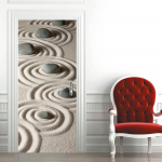 3D munakivisimulatsiooniga uksekleebised, isekleepuvad ja kleepuvad tapeet Seinakleebised Kaunistus Eemaldatav vin&uuml;&uuml;list DIY seinakleebis 77X200cm