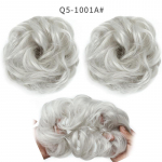 MISS WIG s&uuml;nteetiline elastne juuksekarv lokkis Chignons Hair Rope Naturaalne v&otilde;ltsjuuksekump lokkis klamber juustes hobusesaba pikendamine