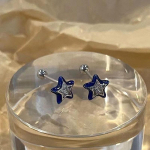 Trend Blue Star Pentagram Stud k&otilde;rvar&otilde;ngad naistele Y2K ehted